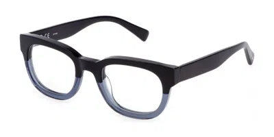 Sting Vst448 06na Men's Glasses Blue Size 49 - Free Lenses - Blue Light Block Available