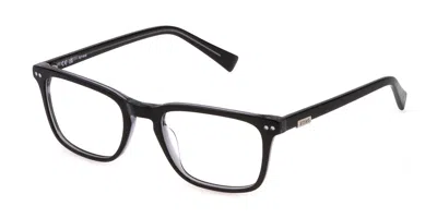 Sting Vst470 01al Men's Glasses Black Size 52 - Free Lenses - Blue Light Block Available In Gray