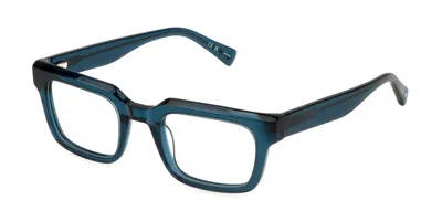 Sting Vst484 0u11 Men's Glasses Blue Size 50 - Free Lenses - Blue Light Block Available