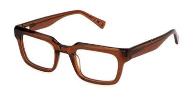 Sting Vst484 0m84 Men's Glasses Brown Size 50 - Free Lenses - Blue Light Block Available