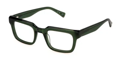 Sting Vst484 0m26 Men's Glasses Green Size 50 - Free Lenses - Blue Light Block Available