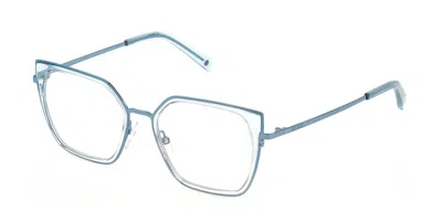Sting Vst490 0402 Women's Glasses Blue Size 52 - Free Lenses - Blue Light Block Available