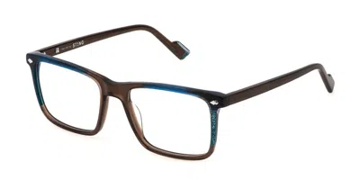 Sting Vst508 Men's Glasses, Blue, Size 54