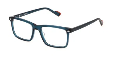 Sting Vst508l Men's Glasses, Blue, Size 50