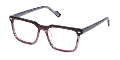 Sting Vst542 04a2 Occhiali Da Vista Rossi Per Uomo (solo Montatura)