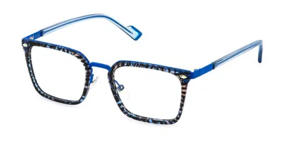 Sting Vst549 0696 Occhiali Da Vista Blu Per Uomo (solo Montatura)