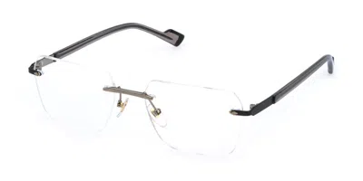 Sting Vst551 08ff Occhiali Da Vista Grigi Per Uomo (solo Montatura)