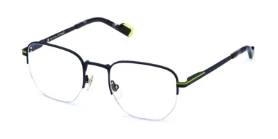 Sting Vst564 0l06 Men's Glasses Blue Size 51 - Free Lenses - Blue Light Block Available In Matte Dark Blue
