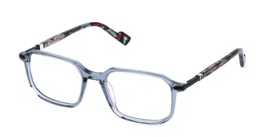 Sting Vst592 Men's Glasses, Clear, Size 52 In Blue