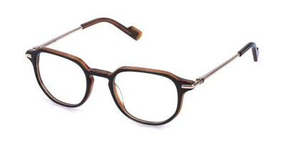 Sting Vst598 Men's Glasses, Black, Size 49 In Brown