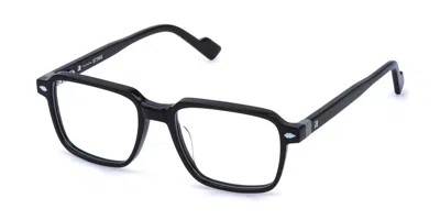 Sting Vst618 0700 Men's Glasses Black Size 50 - Free Lenses - Blue Light Block Available In Shiny Black