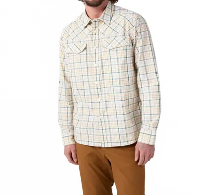 Stio Men's Eddy Drift Shirt In Mountain Goat Plaid In Multi