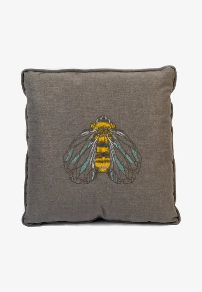 Stitch Buzzing Bee Cushions In Gray