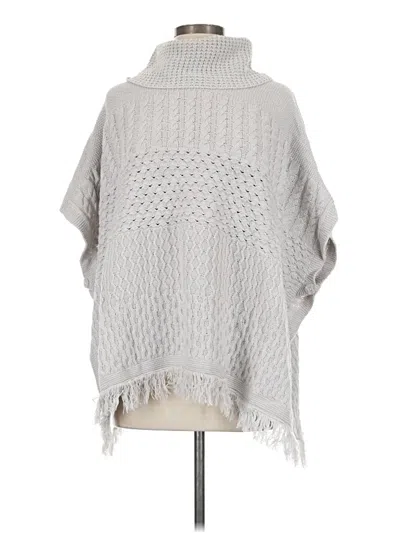 Pre-owned Stitch Fix Poncho In Gray