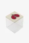 Stitch Lady Bug Acrylic Box In Transparent