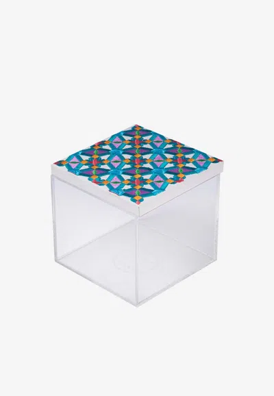 Stitch Mini Oriental Acrylic Box In Multicolor
