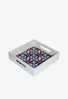 Stitch Small Tray With Oriental Pattern In Multicolor