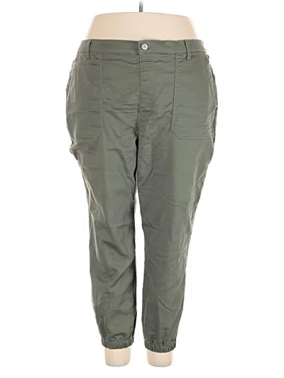 Pre-owned Stitch Star Cargo Pants In Green
