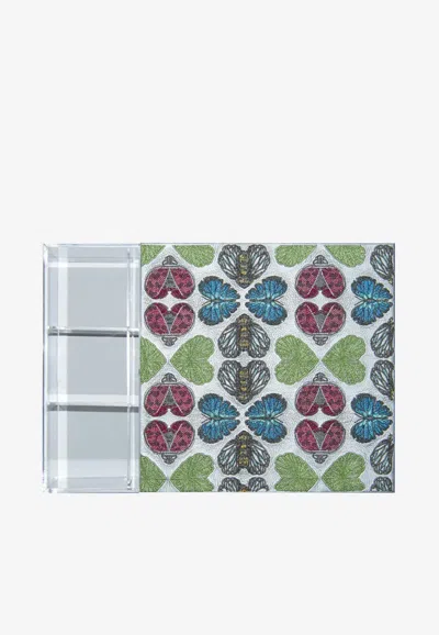 Stitch Teatime In The Spring Acrylic Box In Multicolor