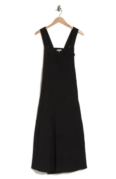 Stitchdrop Bae Shore Sleeveless Midi Dress In Black