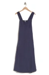 Stitchdrop Bae Shore Sleeveless Midi Dress In Navy