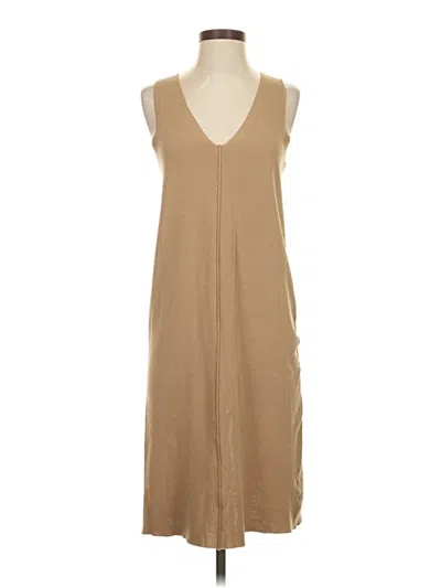 Pre-owned Stitchdrop Casual Dress In Brown