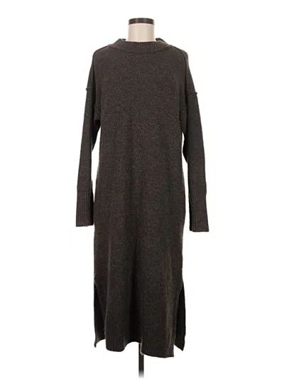 Pre-owned Stitchdrop Casual Dress In Gray