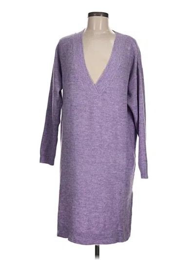 Pre-owned Stitchdrop Casual Dress In Purple