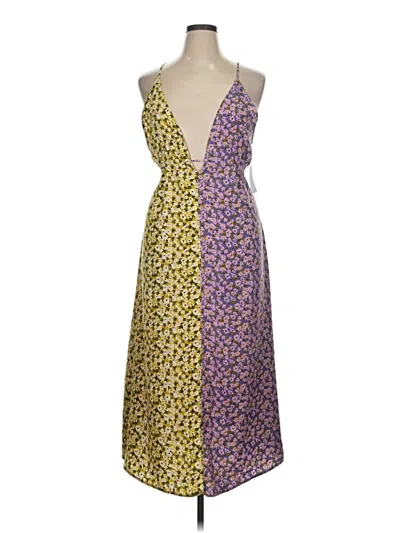 Pre-owned Stitchdrop Cocktail Dress In Yellow