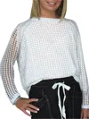 Stitchdrop Daily Mesh Sweater In White In White