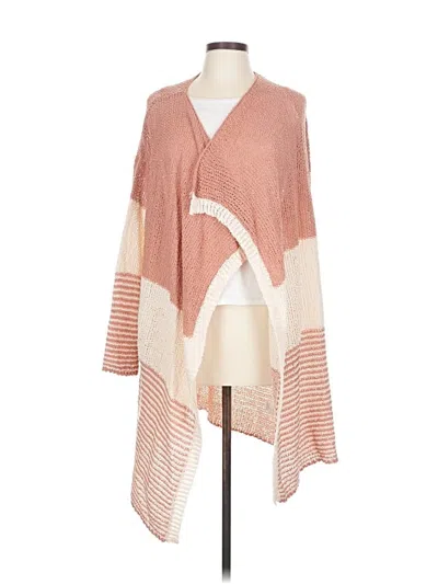 Pre-owned Stitchdrop Poncho In Pink