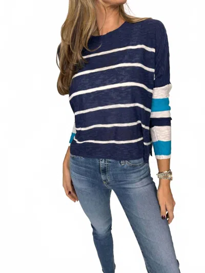 Stitchdrop Skipper Sweater In Anchor In Blue