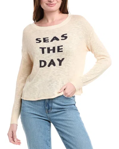 Stitchdrop Sweater In Beige