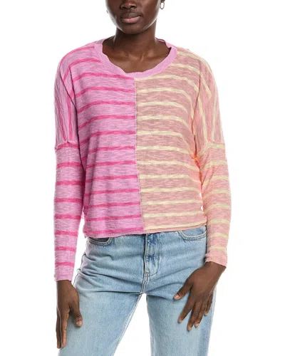 Stitchdrop Sweater In Pink
