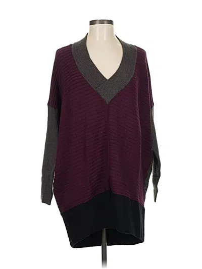 Pre-owned Stitchdrop Sweater Vest In Burgundy
