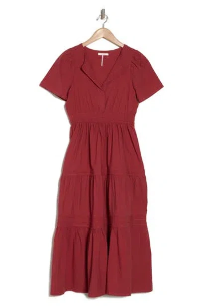 Stitchdrop Tempe Cotton Maxi Dress In Artisan Rust