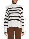 Stitchdrop Women's Brenton Striped Sweater In Winter White