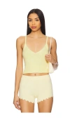 Stitches & Stripes Aubrey Tank In Yellow