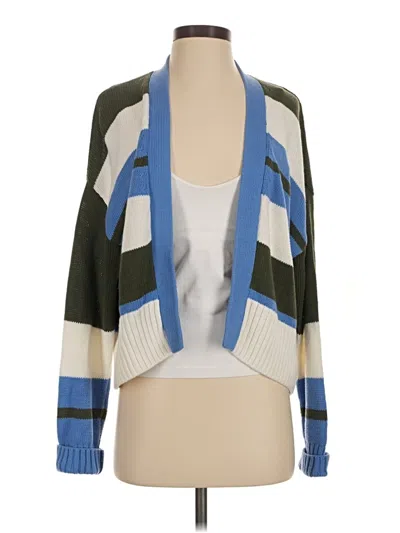 Pre-owned Stitches & Stripes Cardigan Sweater In Blue
