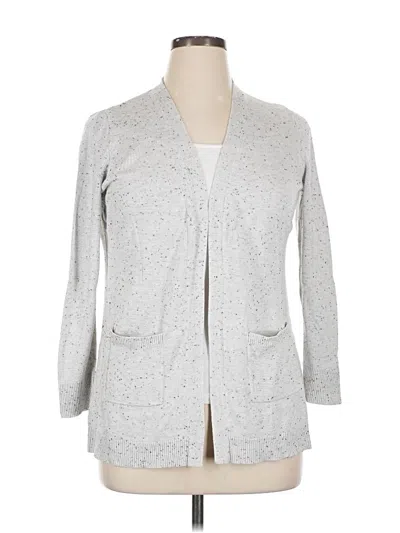 Pre-owned Stitches & Stripes Cardigan Sweater In Gray
