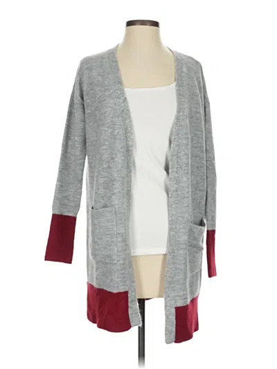 Pre-owned Stitches & Stripes Cardigan Sweater In Gray