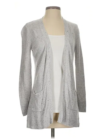 Pre-owned Stitches & Stripes Cardigan Sweater In Gray