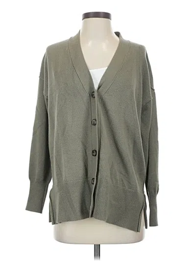 Pre-owned Stitches & Stripes Cardigan Sweater In Gray