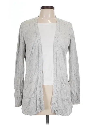 Pre-owned Stitches & Stripes Cardigan Sweater In Gray