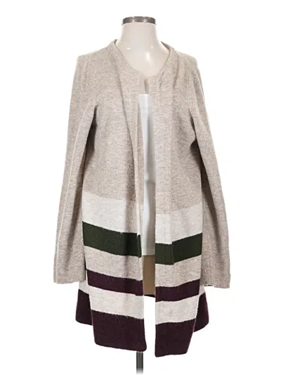 Pre-owned Stitches & Stripes Cardigan Sweater In Gray