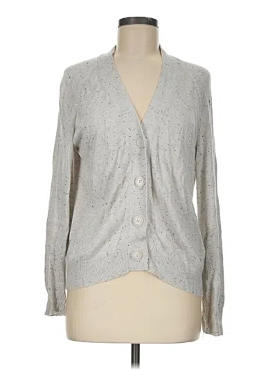 Pre-owned Stitches & Stripes Cardigan Sweater In Gray