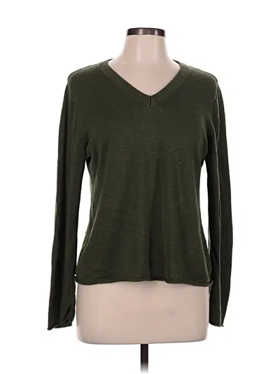 Pre-owned Stitches & Stripes Cardigan Sweater In Green