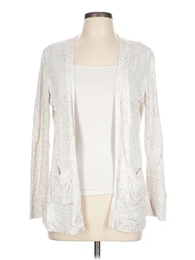 Pre-owned Stitches & Stripes Cardigan Sweater In Silver