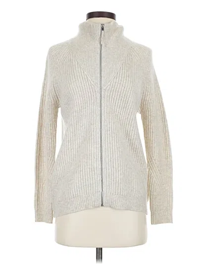 Pre-owned Stitches & Stripes Cardigan Sweater In Silver