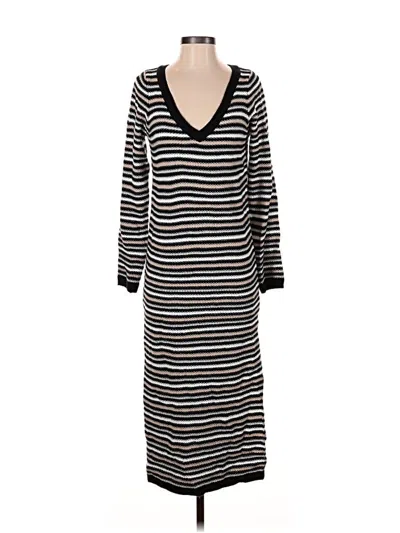 Pre-owned Stitches & Stripes Casual Dress In Black